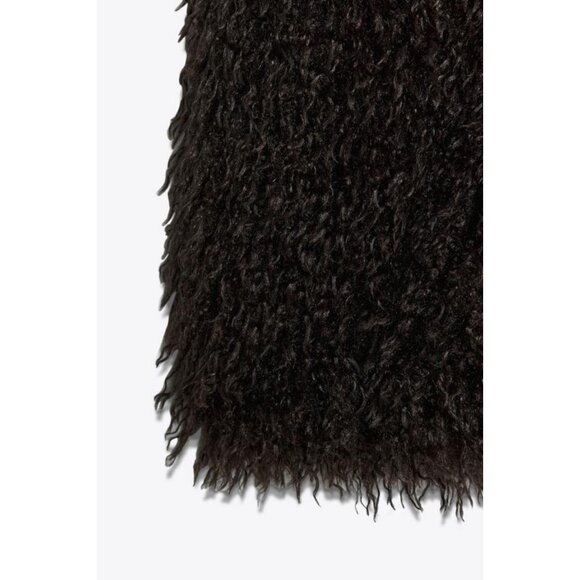 ZARA FAUX FUR GILET - Picture 4 of 4